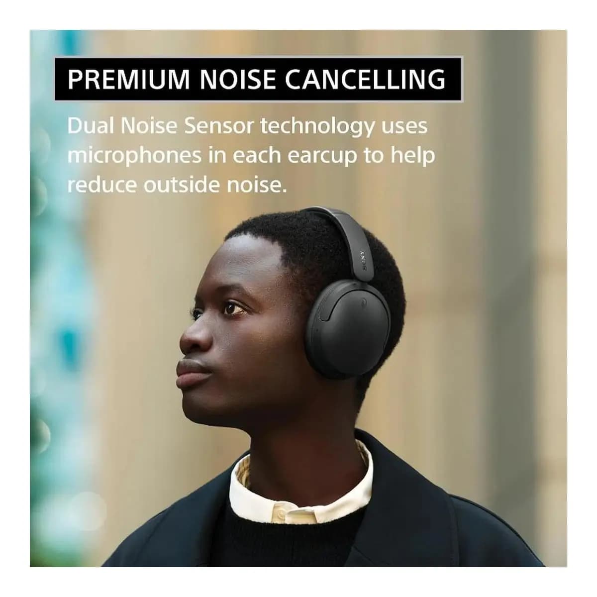 SONY Slušalice CH730 Bluetooth Over-Ear, Mikrofon, ANC, Do 50h Baterija, Crne
