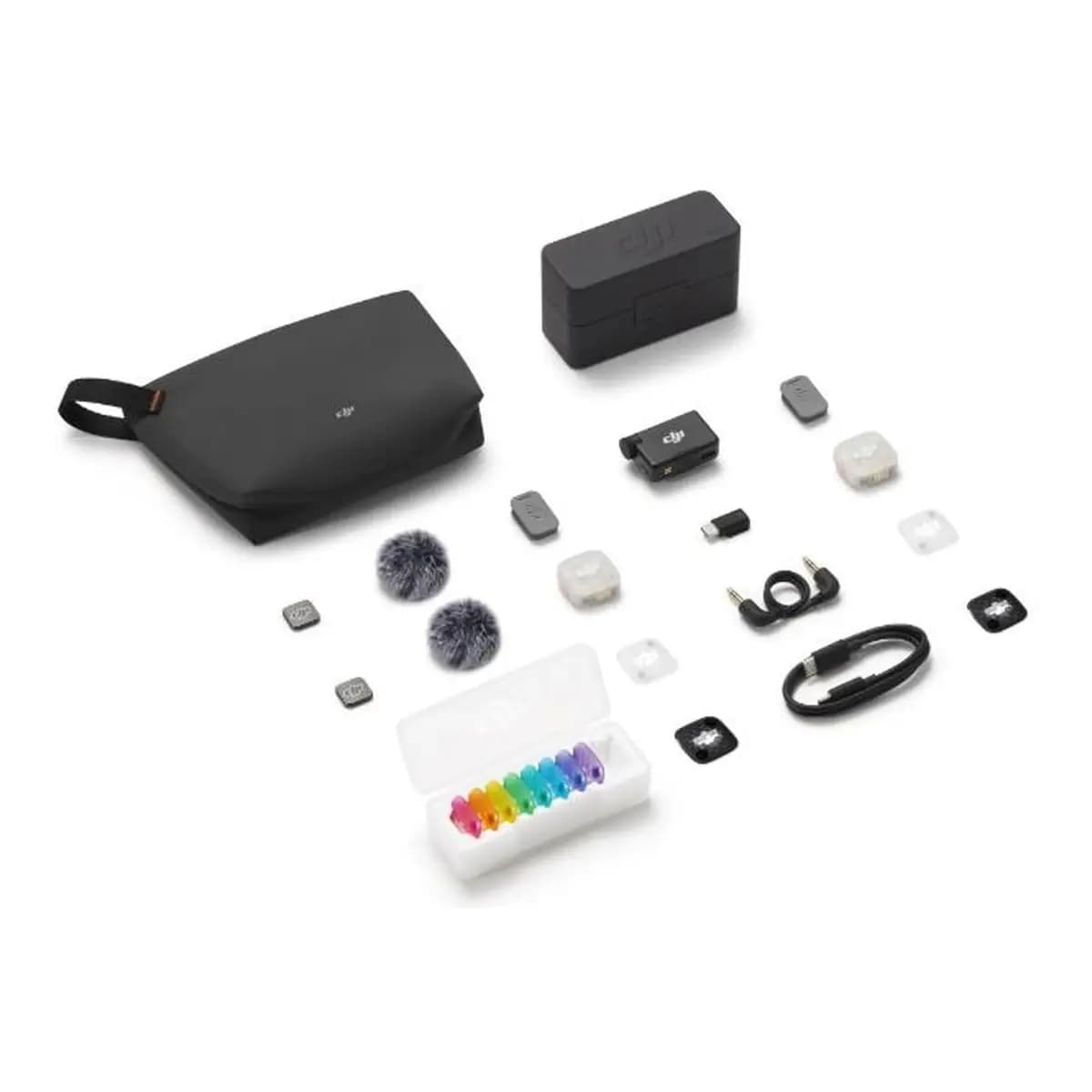 DJI Slušalice Mic Mini 2S Wireless, 2 TX + 1 RX, Mikrofon, Charging Case