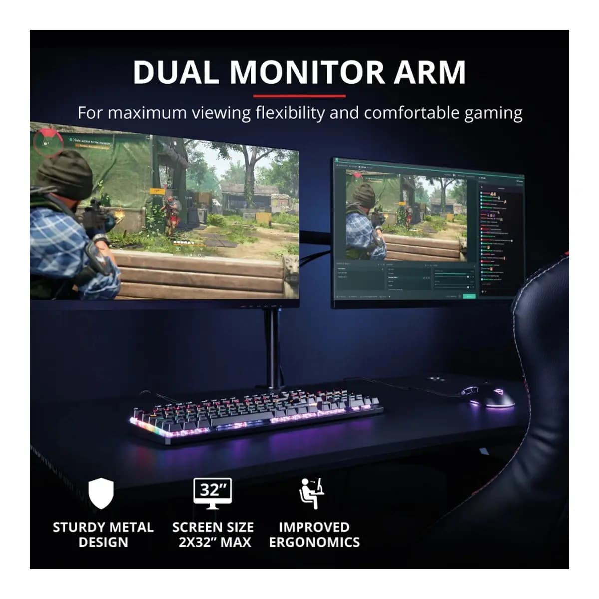 Trust GXT1120 nosač monitora MARA