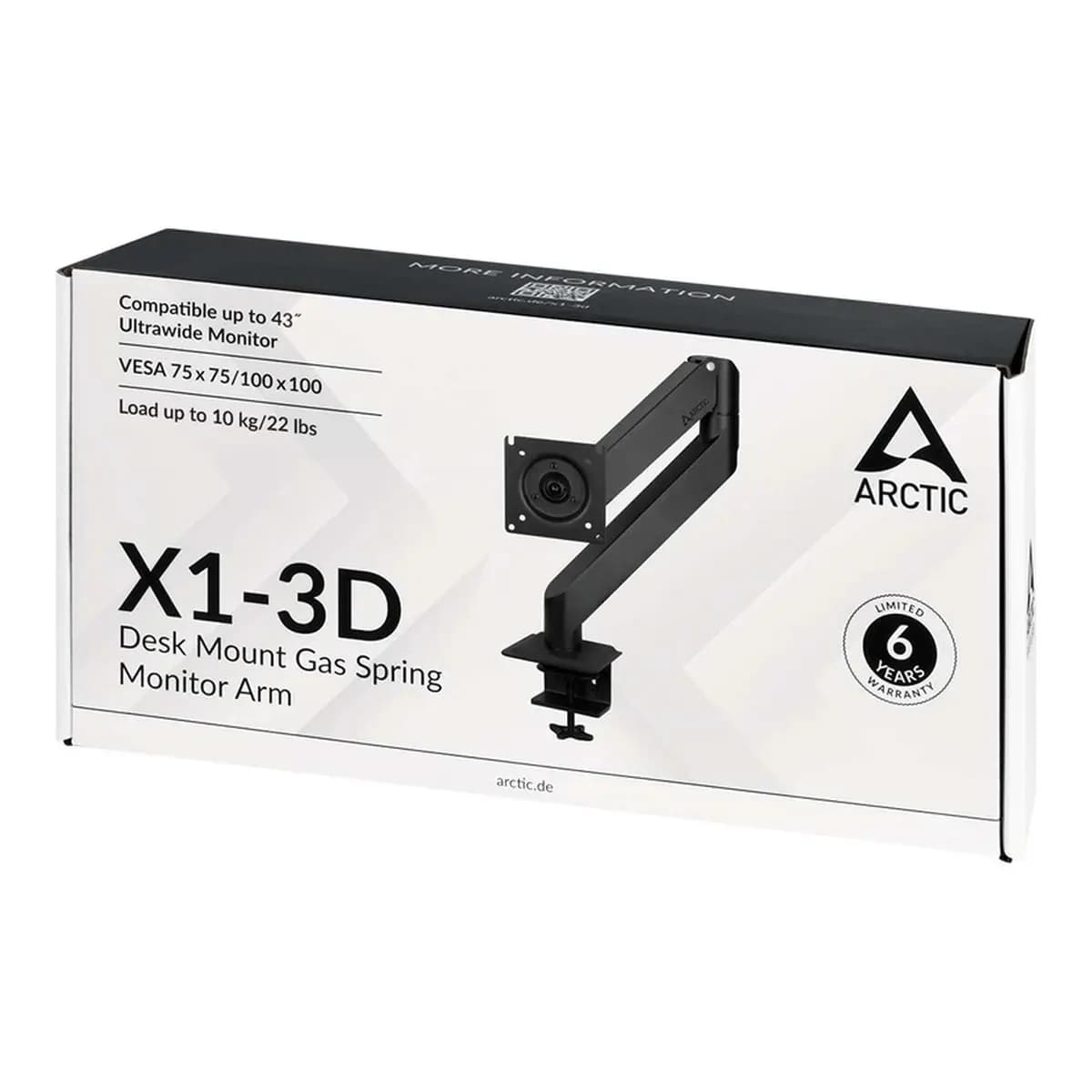 Arctic X1-3D desk mountgas spring monitor arm
