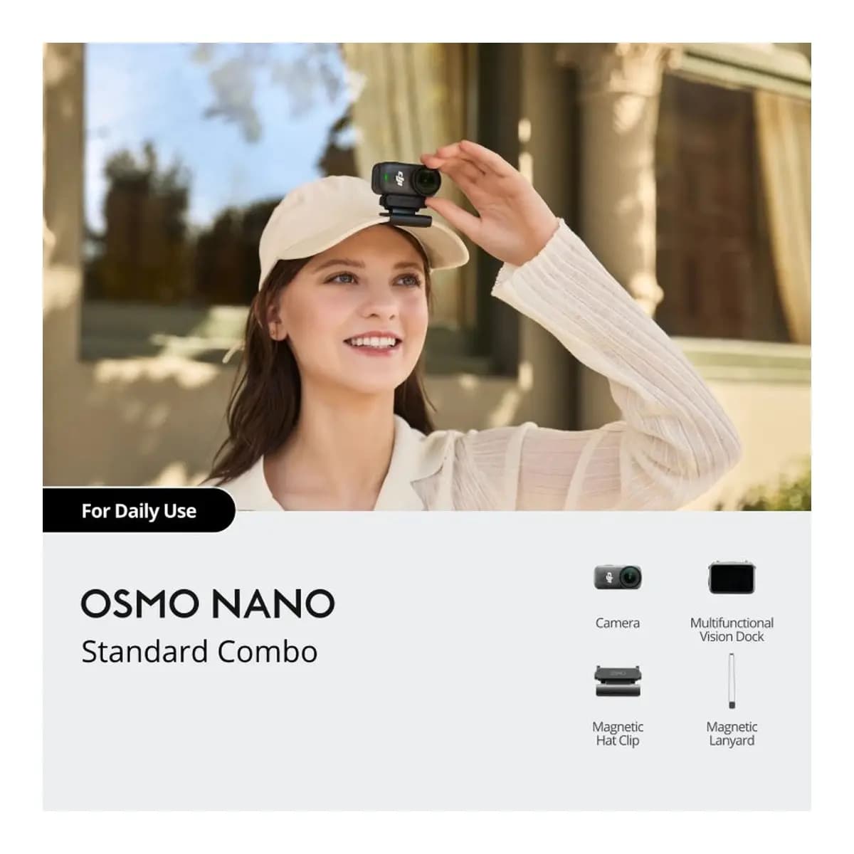 DJI Osmo Nano Standard C 120GBkamerica,1-inch senzor,120MP 360slike,do 100min snimanje