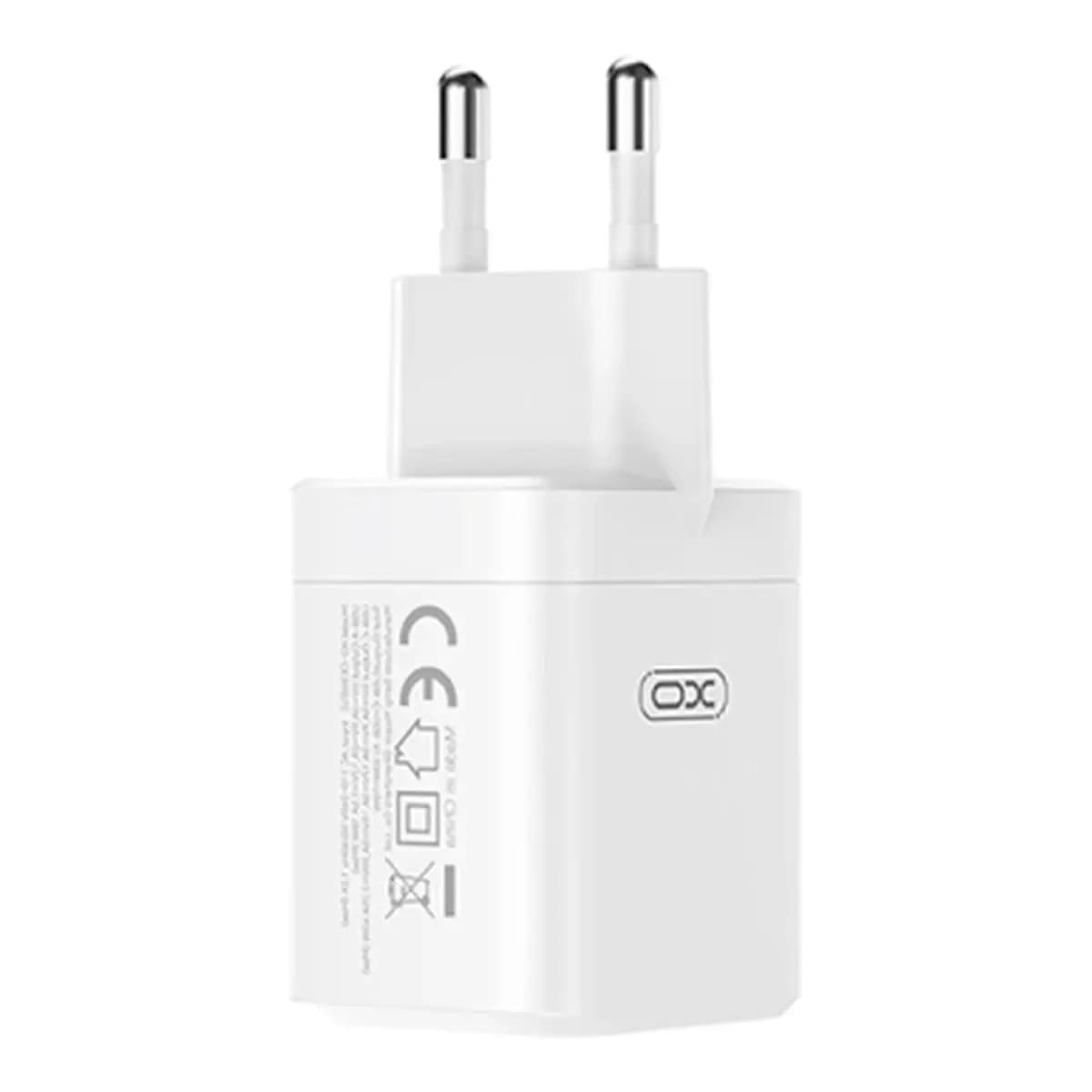 XO Charger CE36 45W Dual USB A +Type-C Fast Charger + Type-C cable