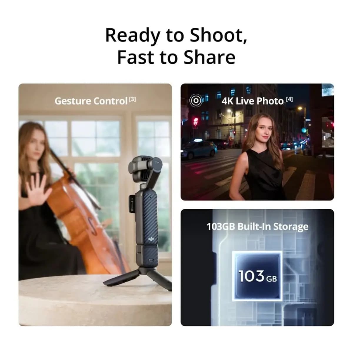 DJI Kamera Osmo Pocket 4P Standard Combo