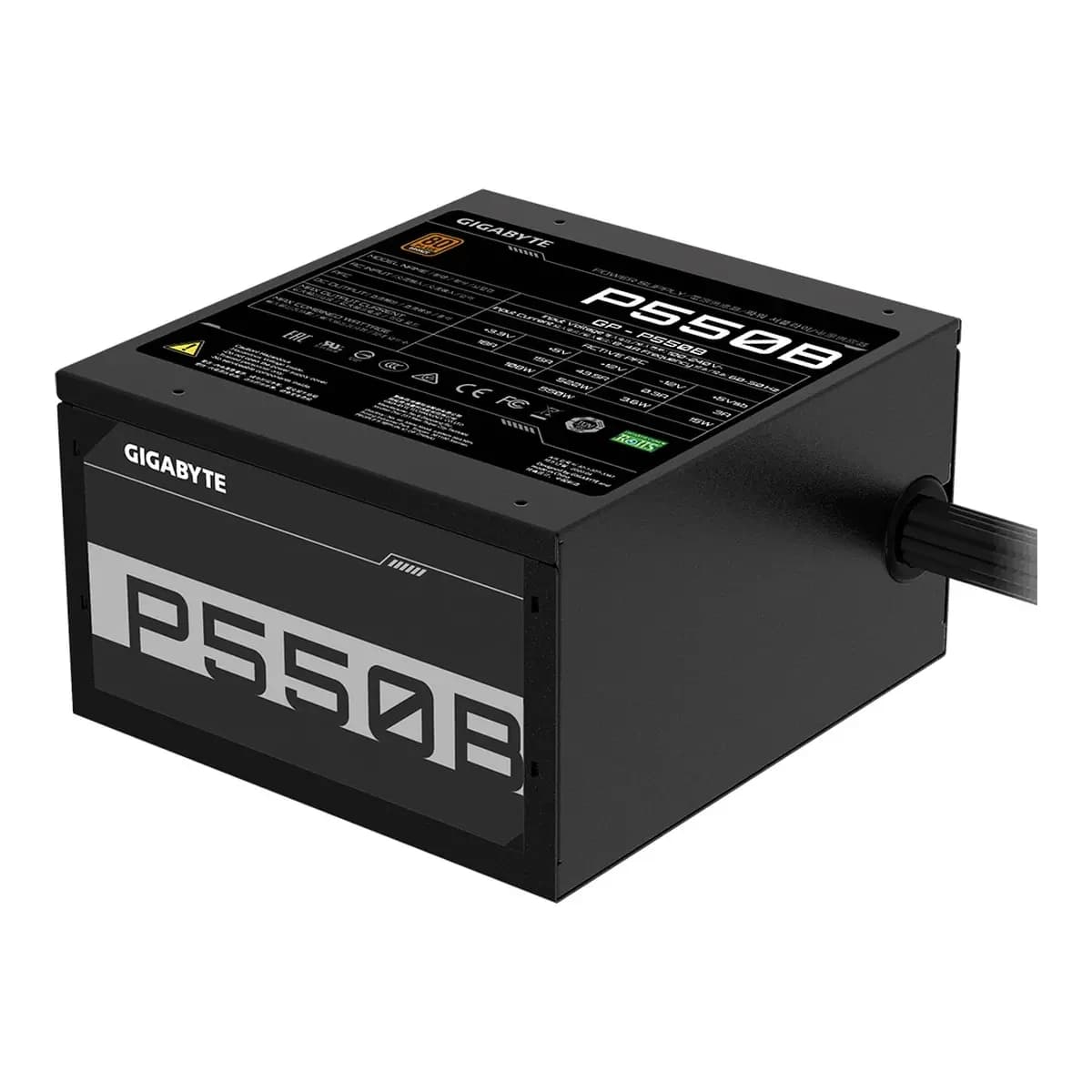 GIGABYTE Napajanje 550W GP-P550B, 80+ Bronze, Fixed