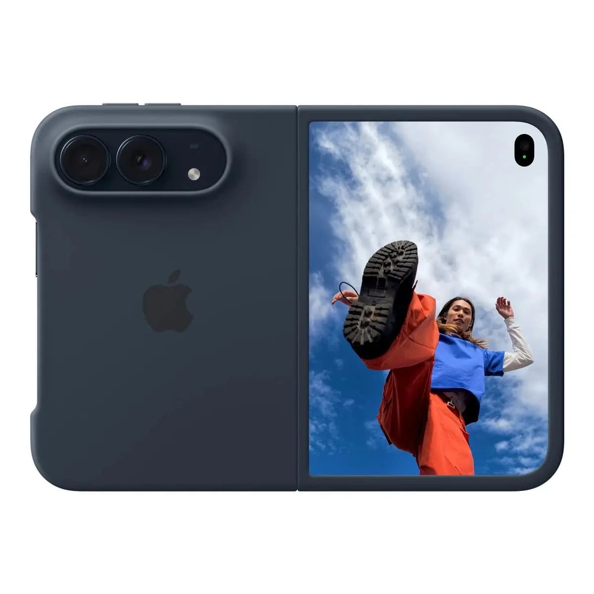 Apple iPhone Duo Case - Navy Blue