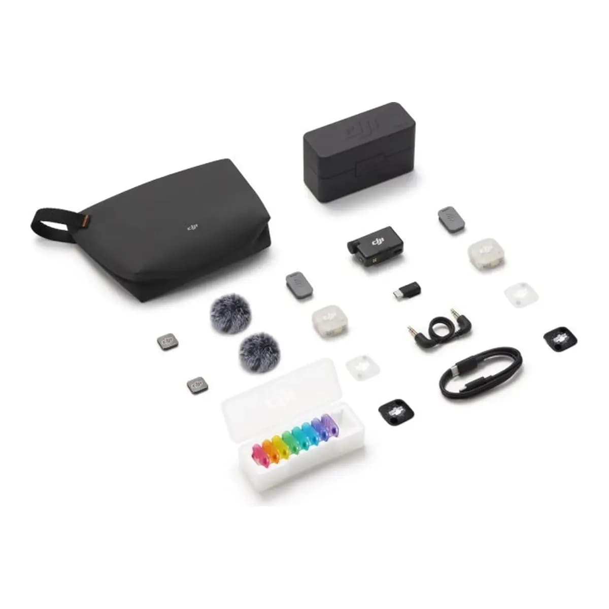 DJI Slušalice Mic Mini 2S Wireless, 2 TX + 1 RX, Mikrofon, Charging Case
