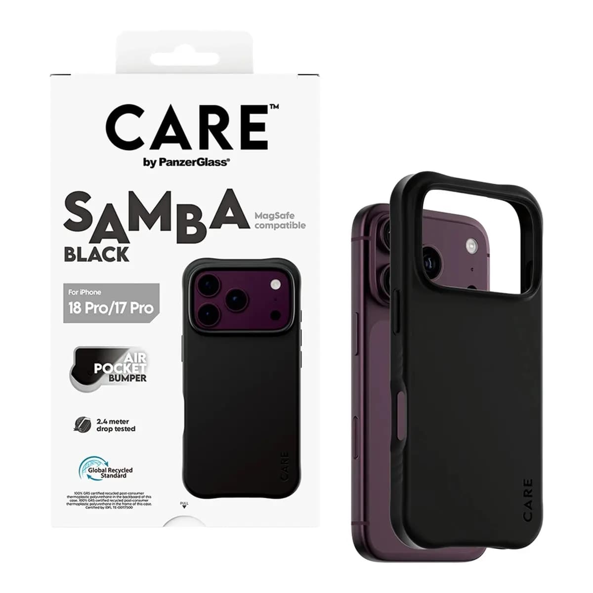 PANZERGLASS Maska Samba Case, crna, MagSafe, za iPhone 18 Pro