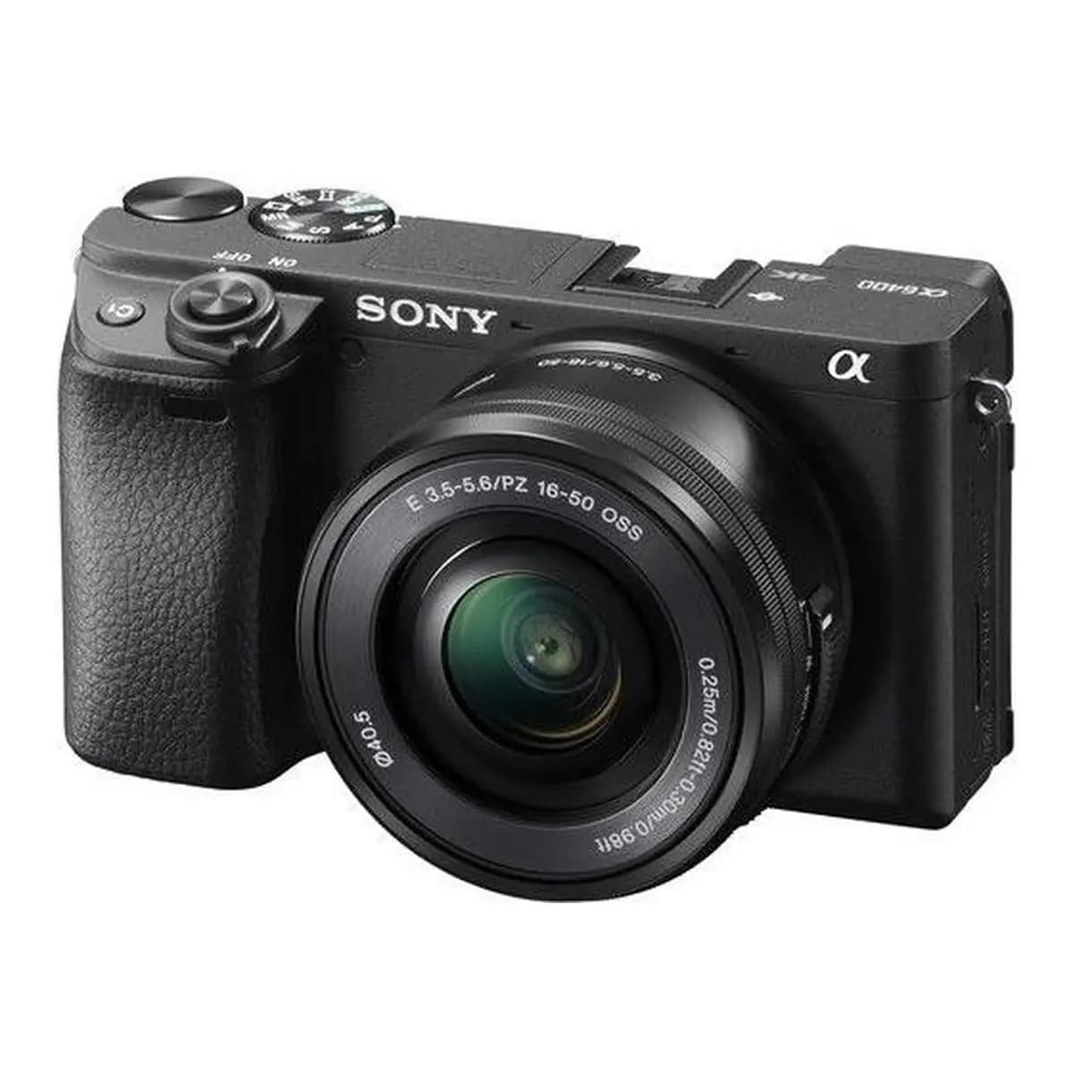 SONY Fotoaparat Alpha 6400, E Mount, APS-C, objektiv 16-50mm