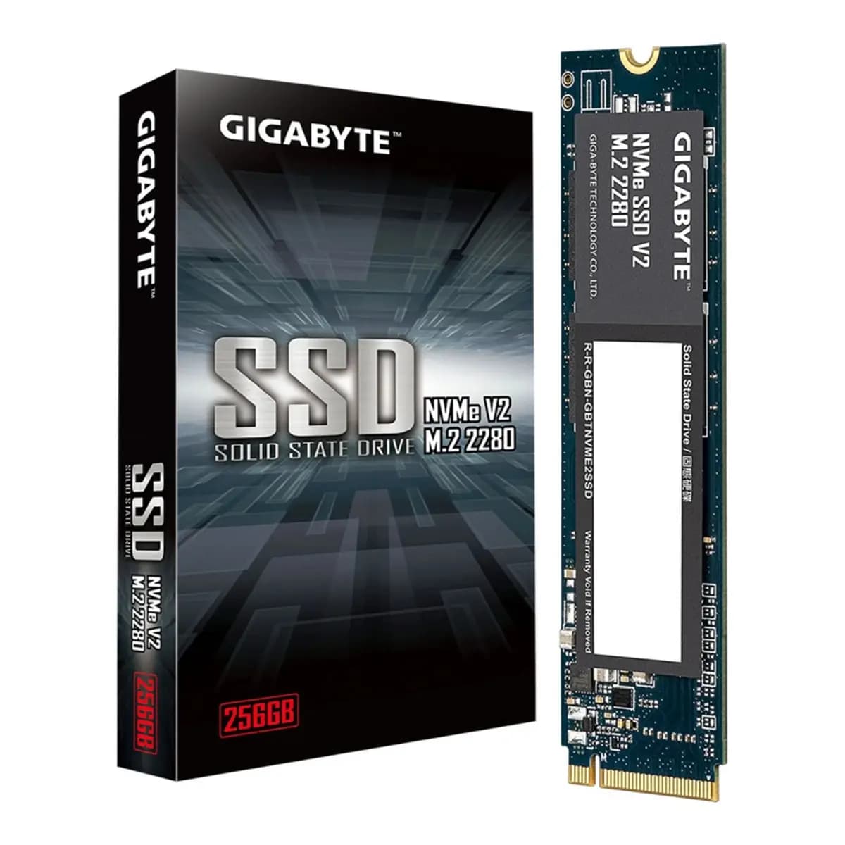 GIGABYTE SSD 256GB V2, NVMe M.2 PCIe 3.0, 3200/1200 MB/s
