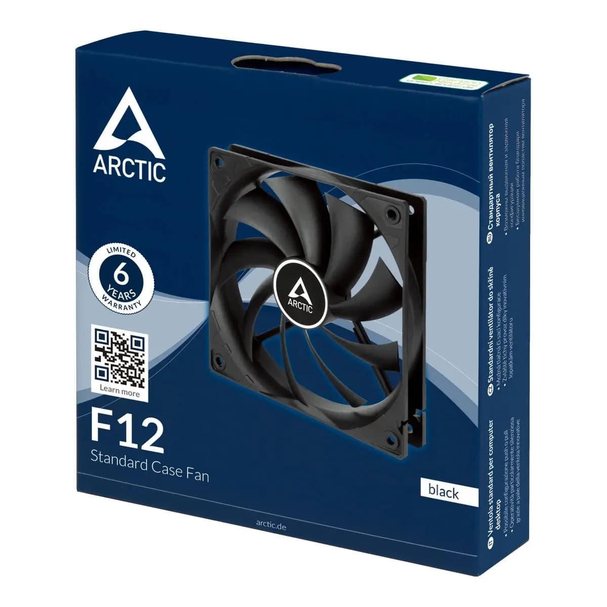 Arctic F12 Case Fan Black120 mm Standard Case Fan