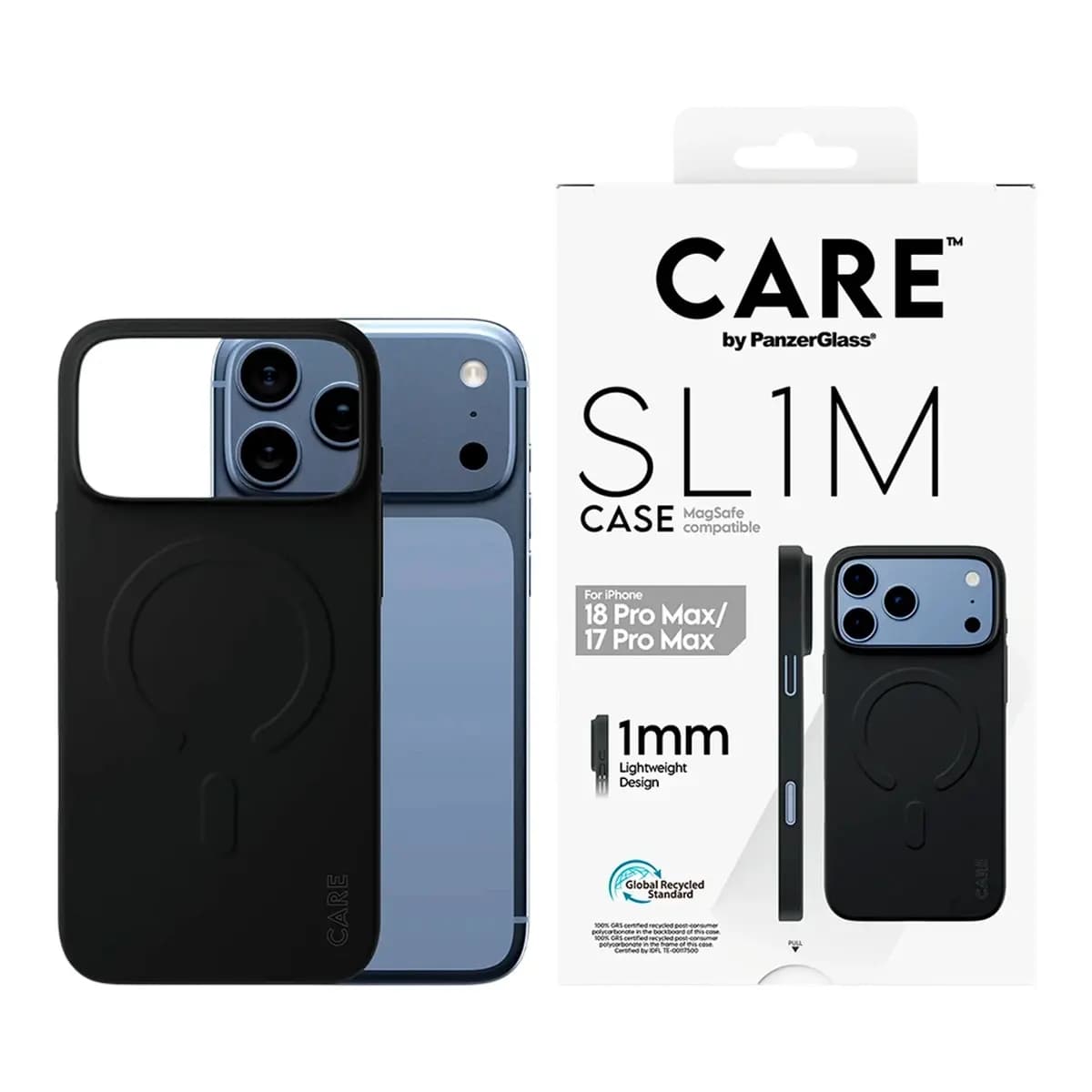 PANZERGLASS Maska SL1M za iPhone 18 Pro Max, crna, MagSafe