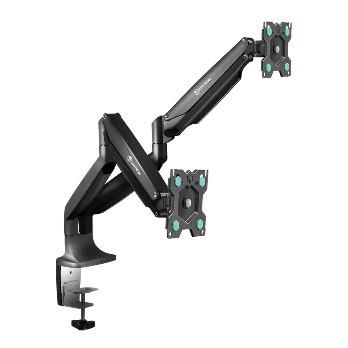 ONKRON Nosač za monitore Dual Monitor Desk Mount, 13–32", do 9 kg, za 2 monitora, crni