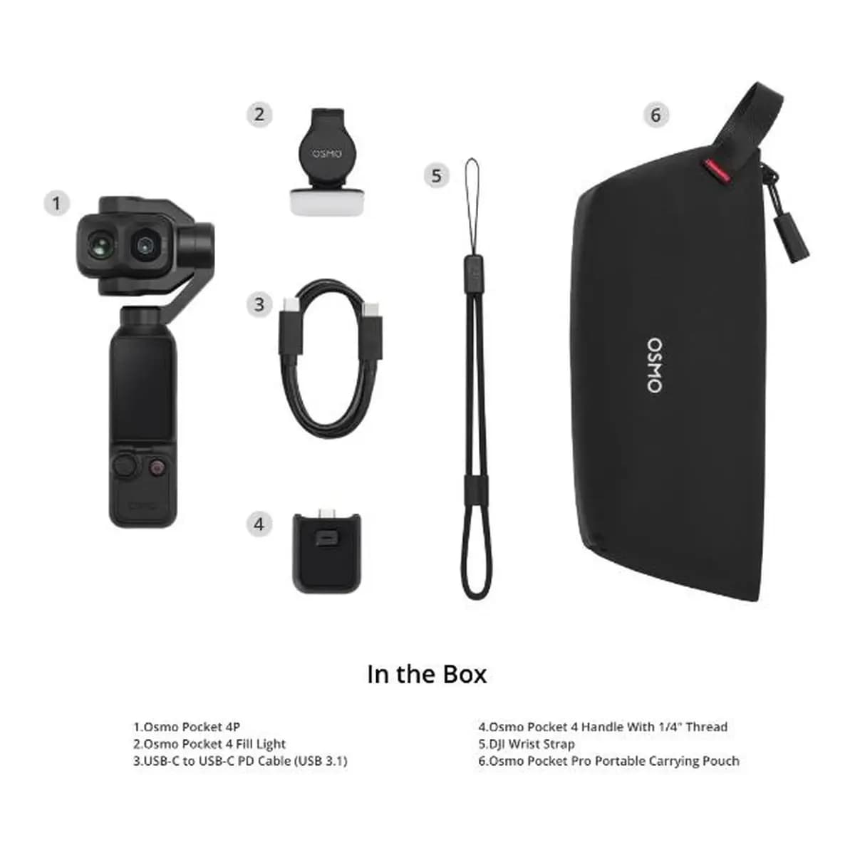 DJI Kamera Osmo Pocket 4P Standard Combo