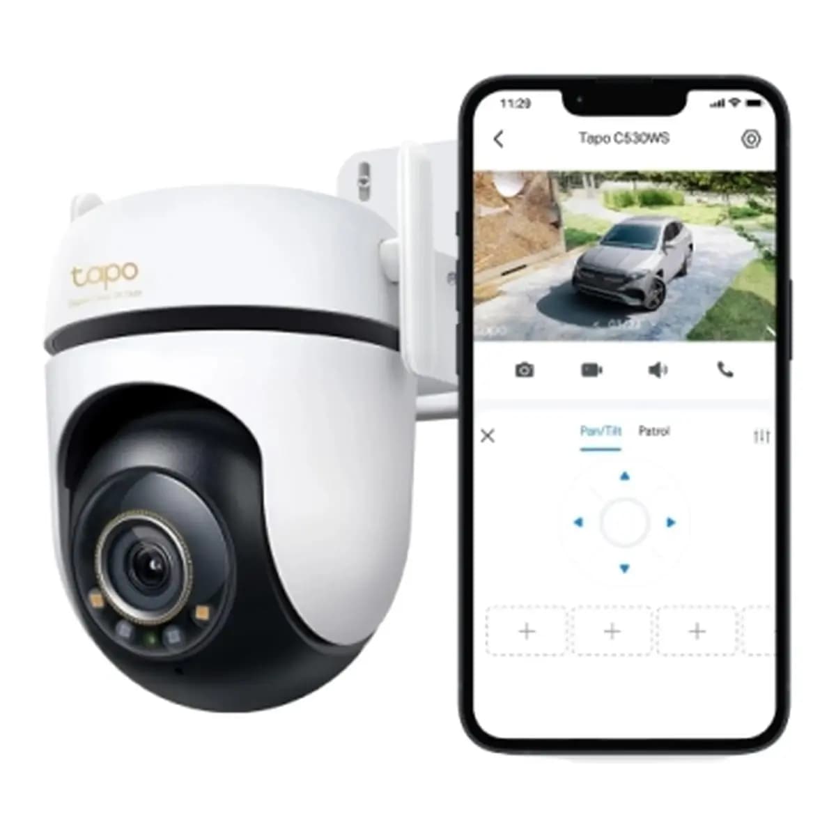 TP-Link Outdoor Pan/Tilt Wi-Fi Camera Tapo C530WS
