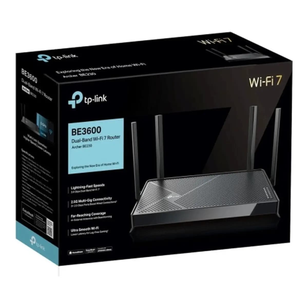 TP-Link Archer BE230 BE3600 WiFi 7 Dual Band Router