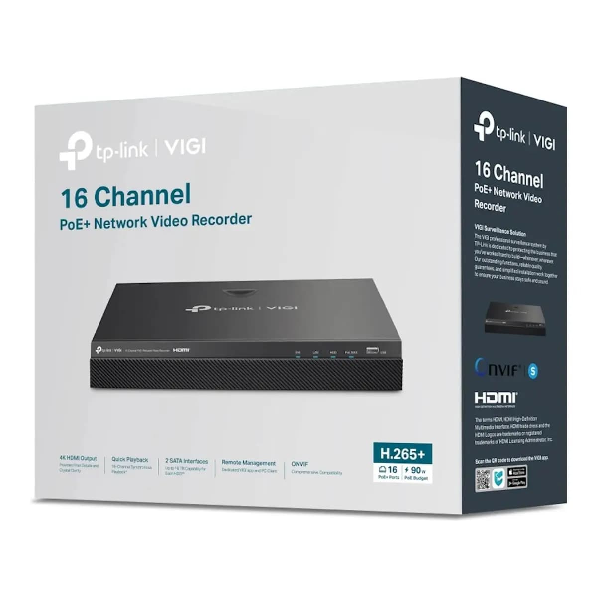 VIGI TP-Link NVR2016H-16P 16 Channel PoE+ NVR
