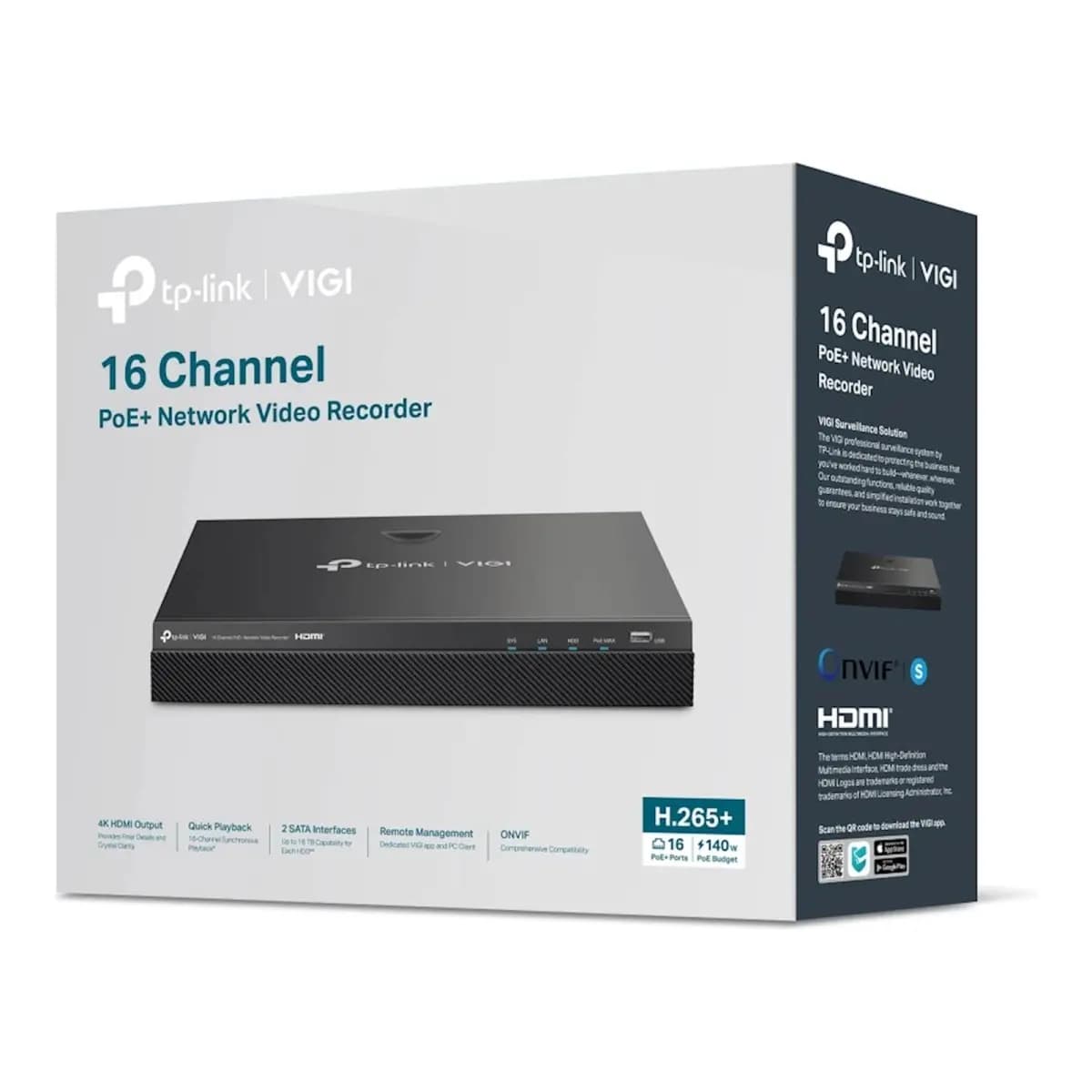 VIGI TP-Link NVR2016H-16MP 16 Channel PoE+ NVR