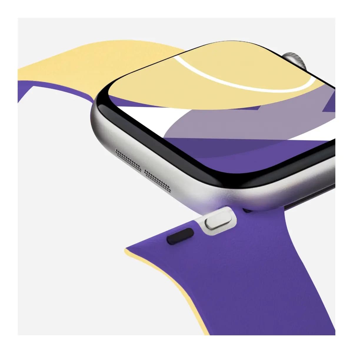 MOFT Remen za pametni sat Snap Duo Band, za Apple Watch 42mm, Panna Cotta + Purple