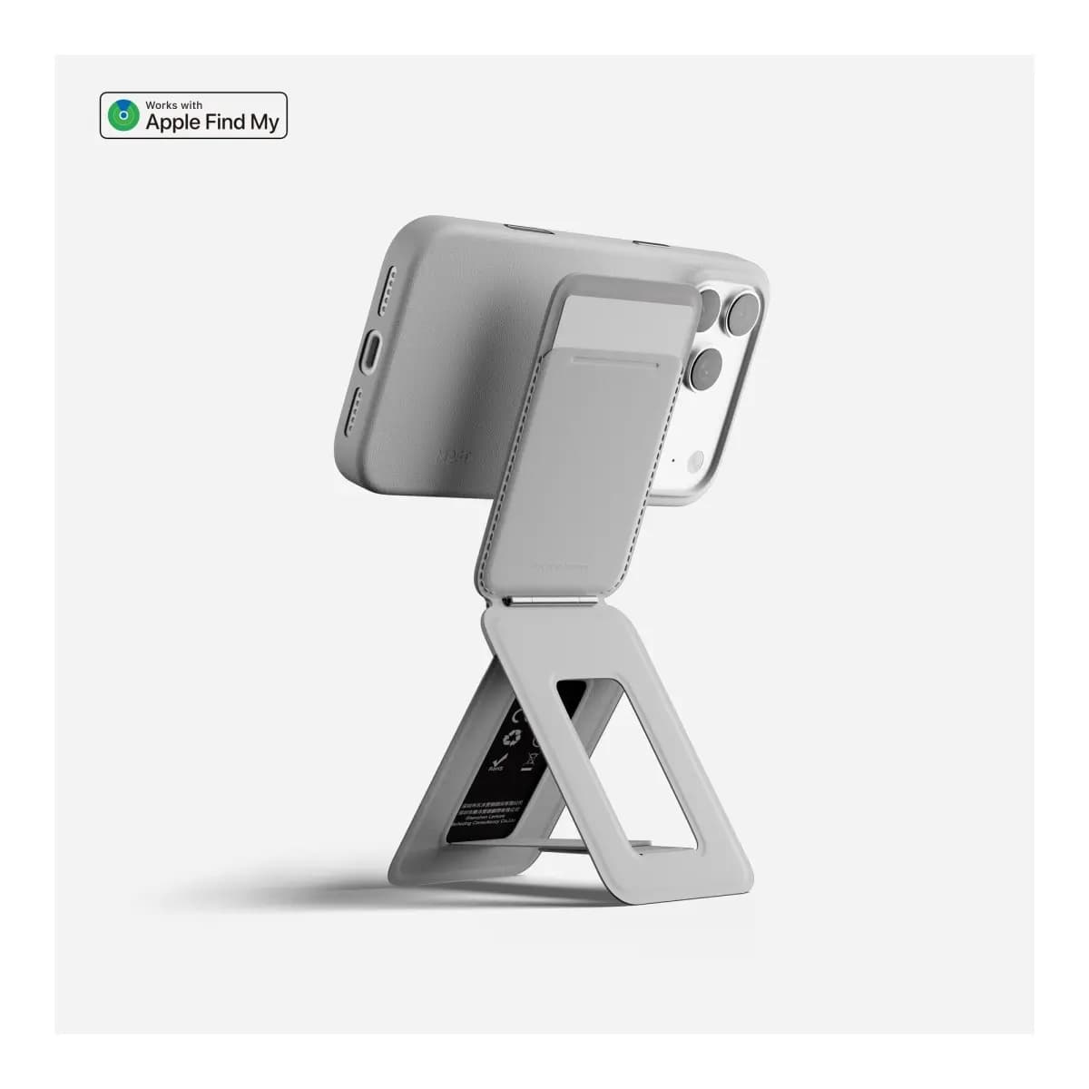MOFT Trackable Tripod Wallet AERA (3 cards) - Misty Cove