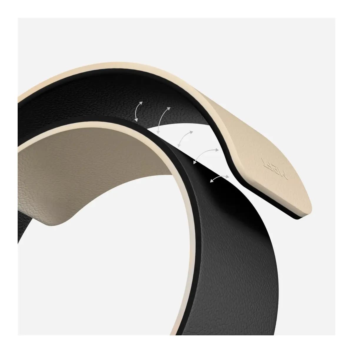 MOFT Narukvica za Apple Watch Snap Duo Band, 42mm, Jet Black + Beach White
