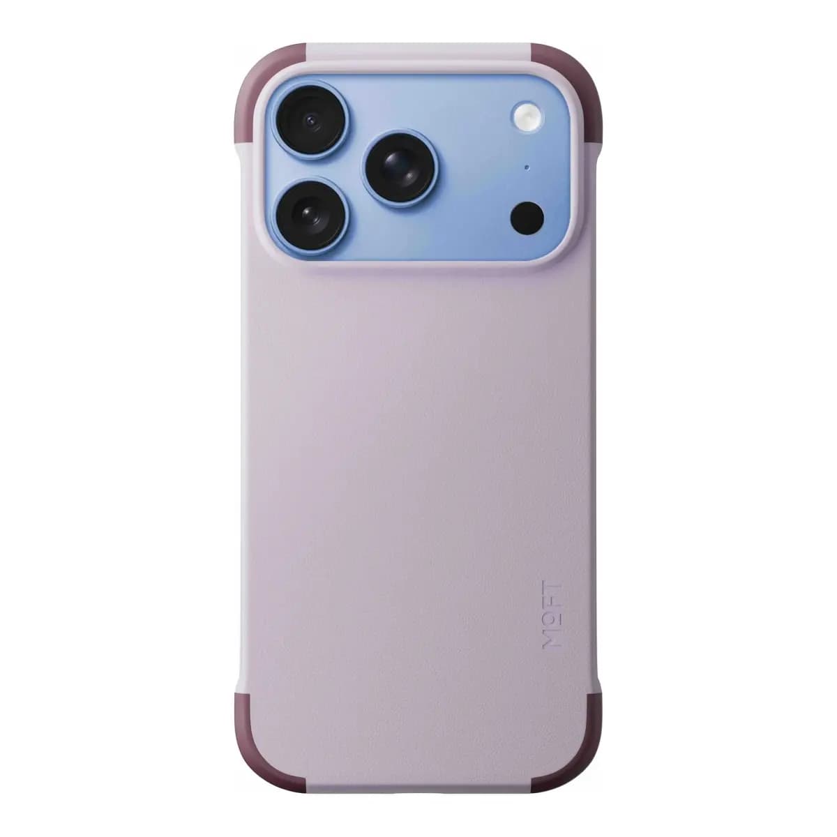 MOFT Color-blocking Snap Phone Case for iPhone 18 Pro Max - Peony + Cheery Lacquer