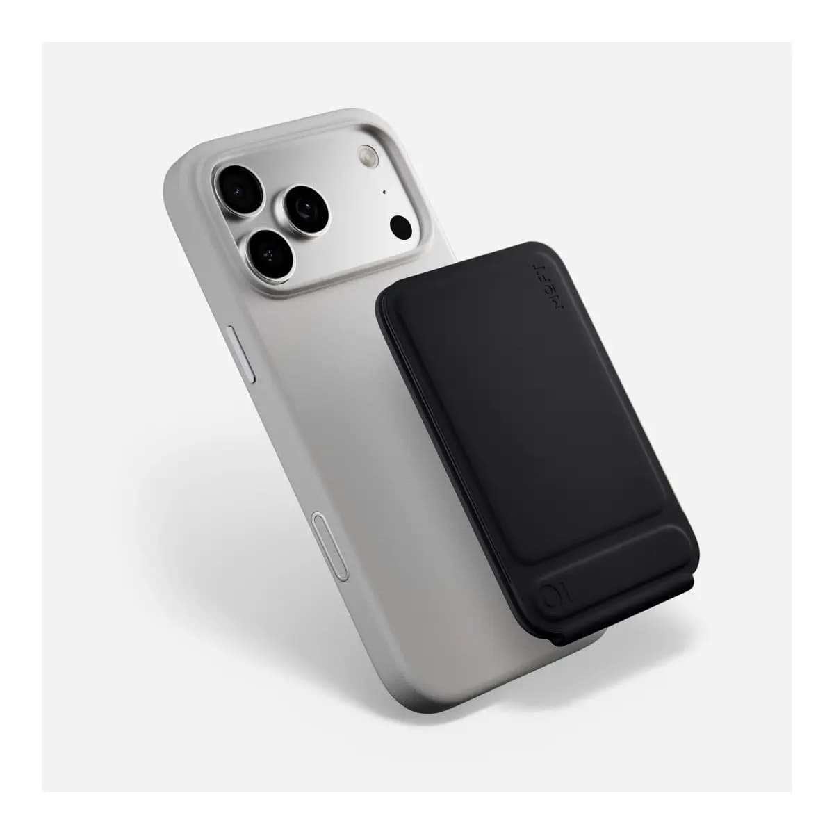 MOFT Snap Phone Tripod Wallet AERA (3 cards) - Jet Black