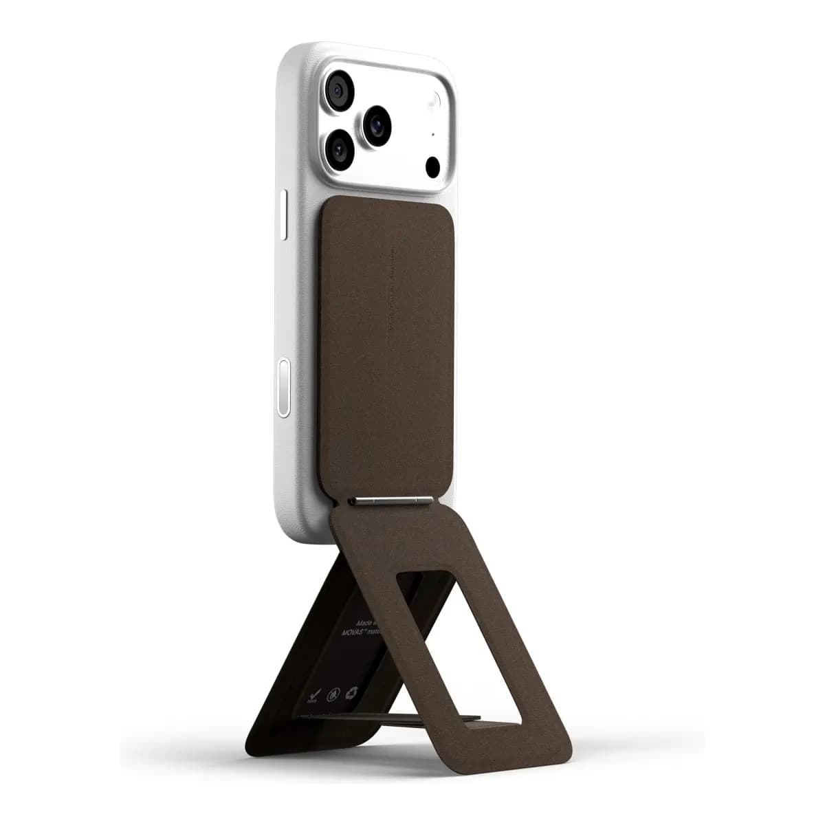 MOFT Snap Invisible Bio-Leather Phone Tripod - Coffee