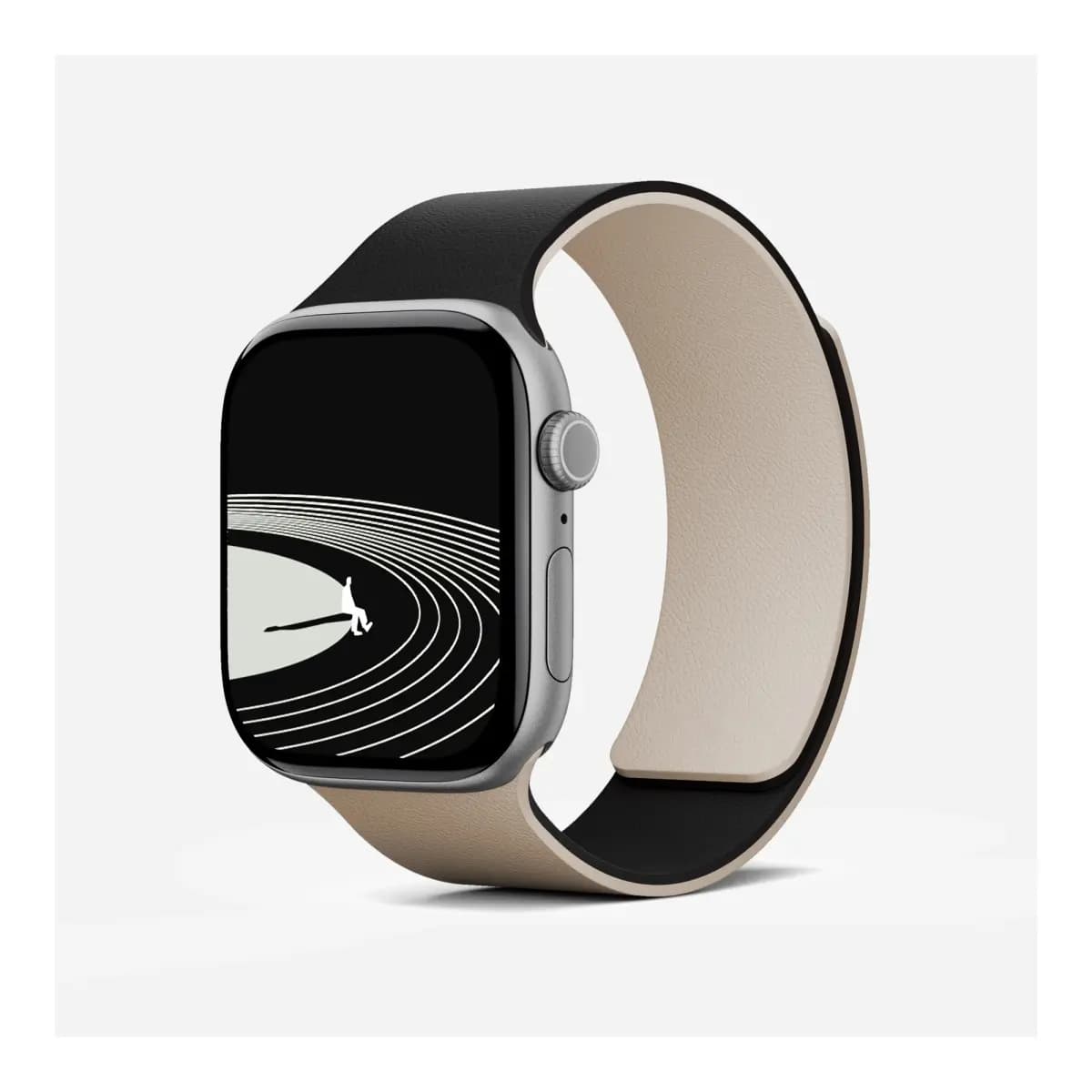 MOFT Narukvica za Apple Watch Snap Duo Band, 42mm, Jet Black + Beach White