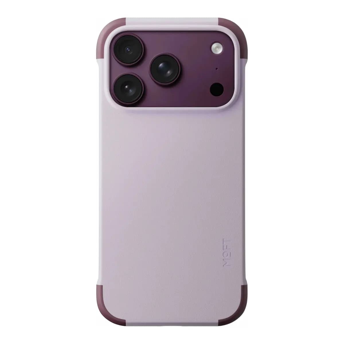 MOFT Color-blocking Snap Phone Case for iPhone 18 Pro Max - Peony + Cheery Lacquer