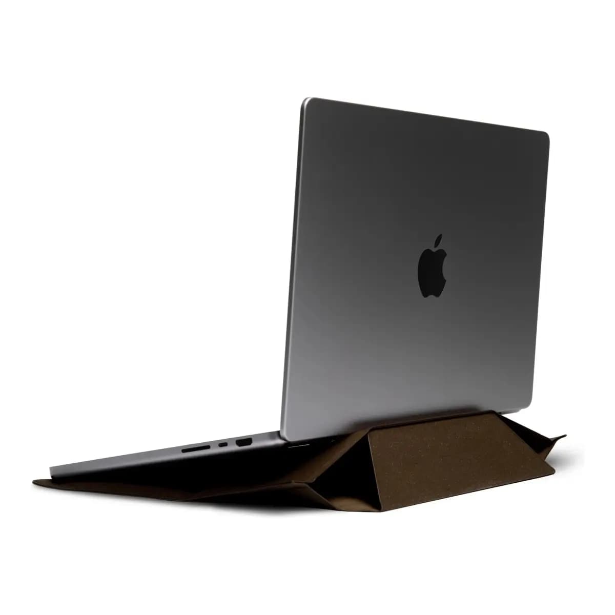 MOFT Laptop Carry Sleeve with Stand & Smart Storage for 14-inch Laptop for Work - Coffee