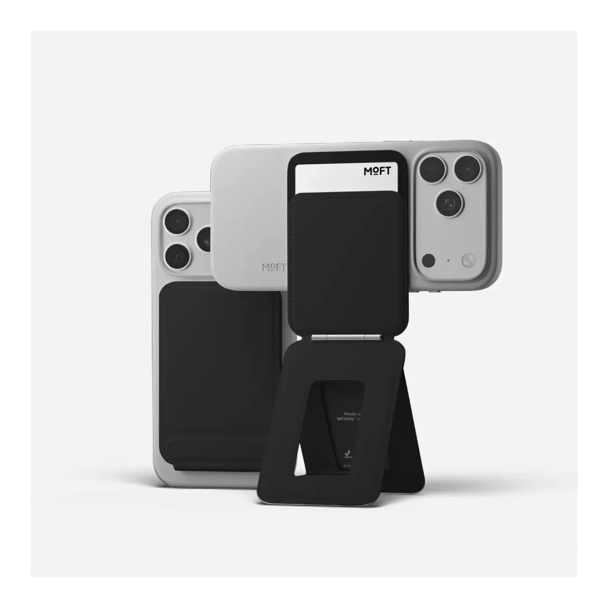 MOFT Snap Phone Tripod Wallet AERA (3 cards) - Jet Black