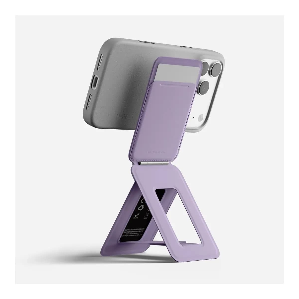 MOFT Trackable Tripod Wallet AERA (3 cards) - Peony
