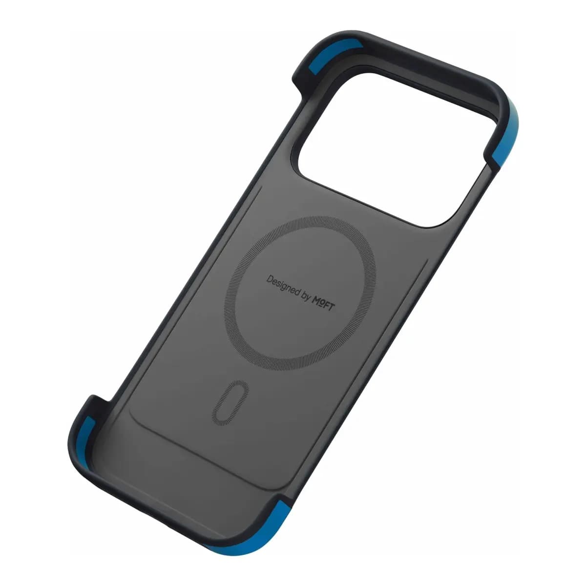 MOFT Color-blocking Snap Phone Case for iPhone 18 Pro - Navy Blue + Faded Jeans