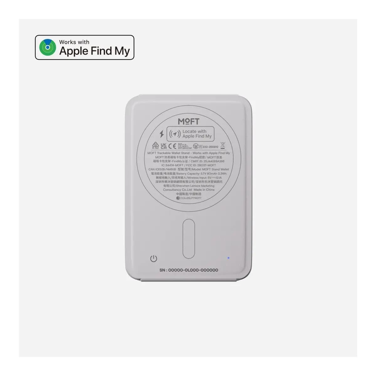 MOFT Trackable Wallet Stand (2 cards) - Misty Cove