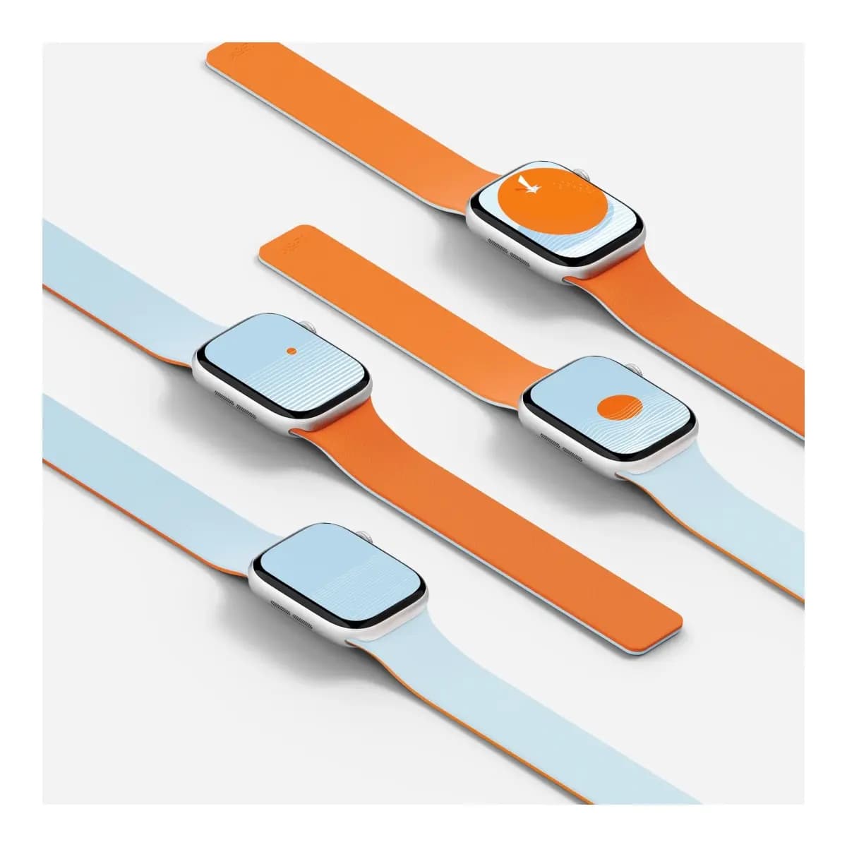 MOFT Kaiš za pametni sat Snap Duo Band, Apple Watch 42 mm, Sunrise + Soothing Mist