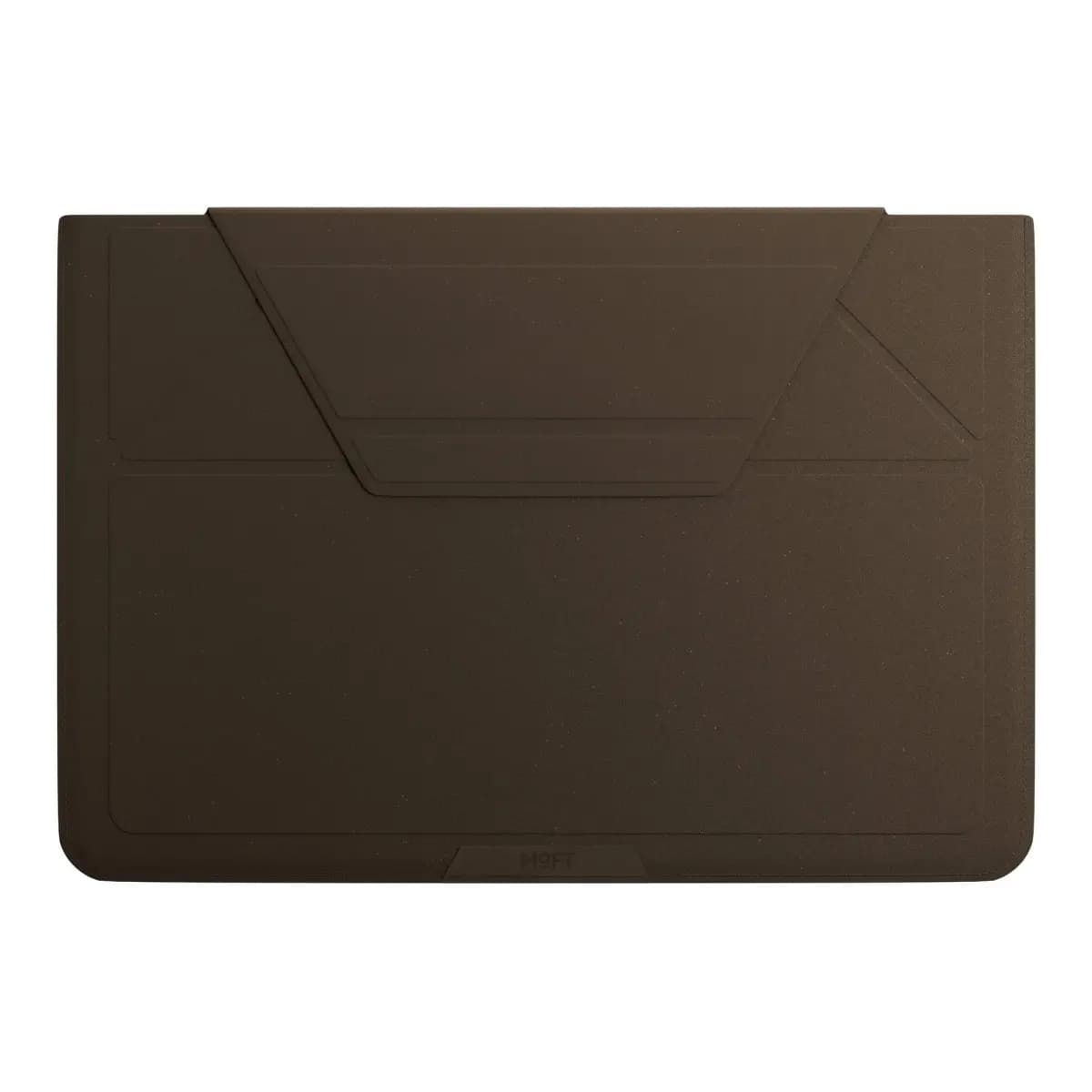 MOFT Laptop Carry Sleeve with Stand & Smart Storage for 14-inch Laptop for Work - Coffee