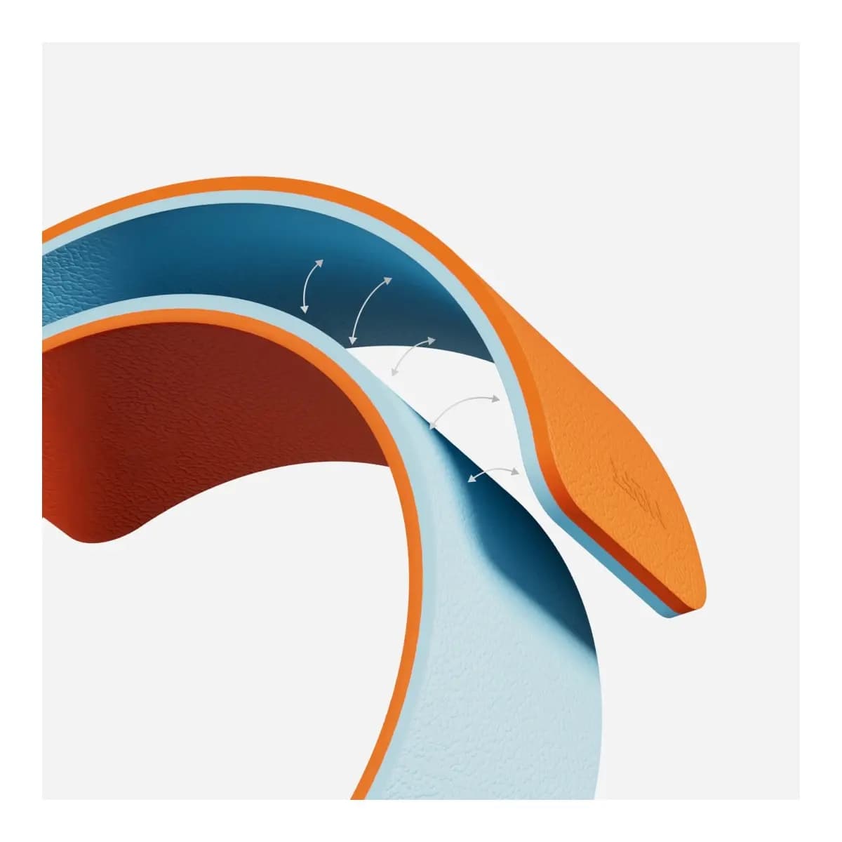 MOFT Remen za pametni sat Snap Duo Band, Apple Watch 46 mm, Sunrise + Soothing Mist