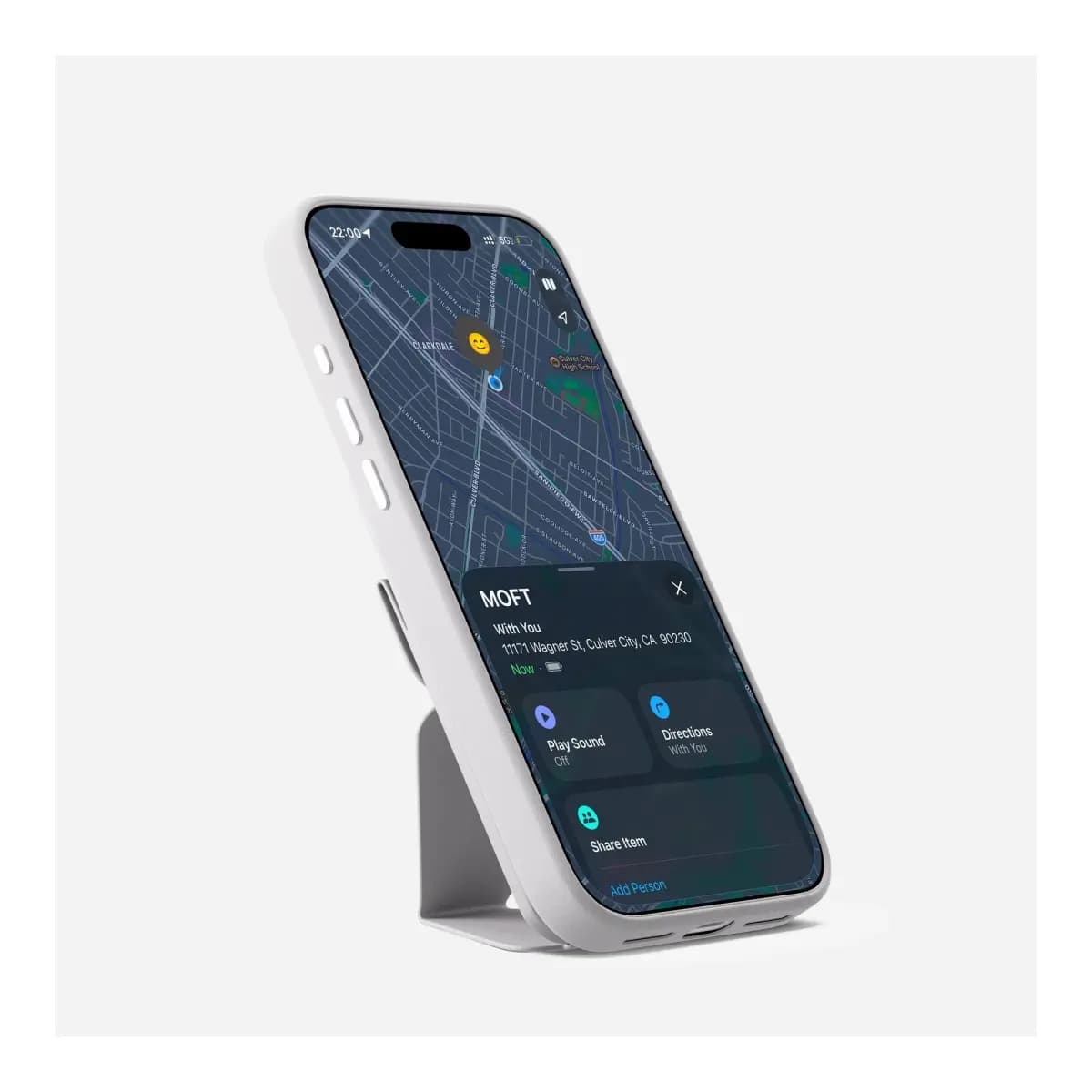 MOFT Trackable Wallet Stand (2 cards) - Misty Cove