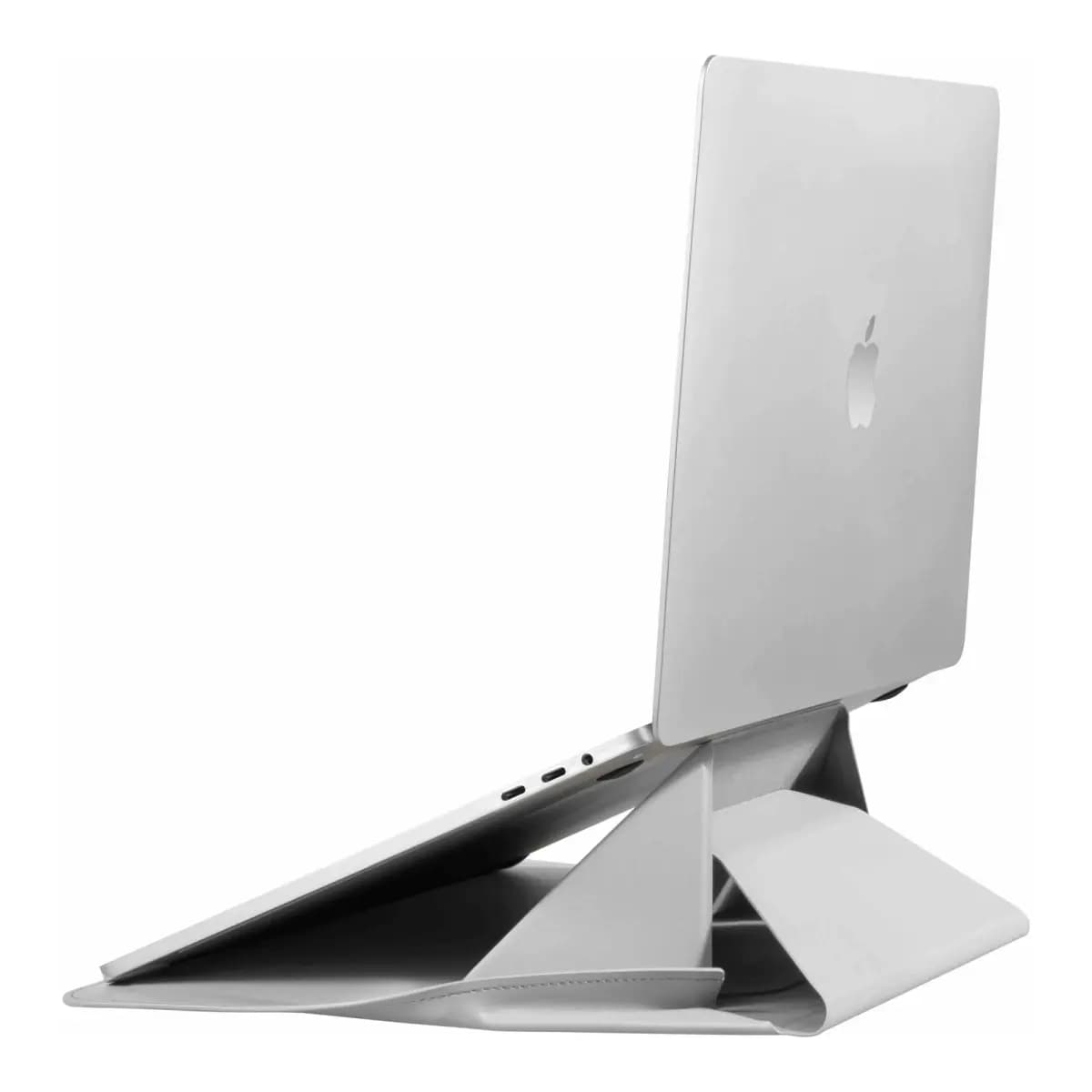 MOFT Laptop Carry Sleeve with Stand & Smart Storage for 14-inch Laptop for Work - Misty Cove