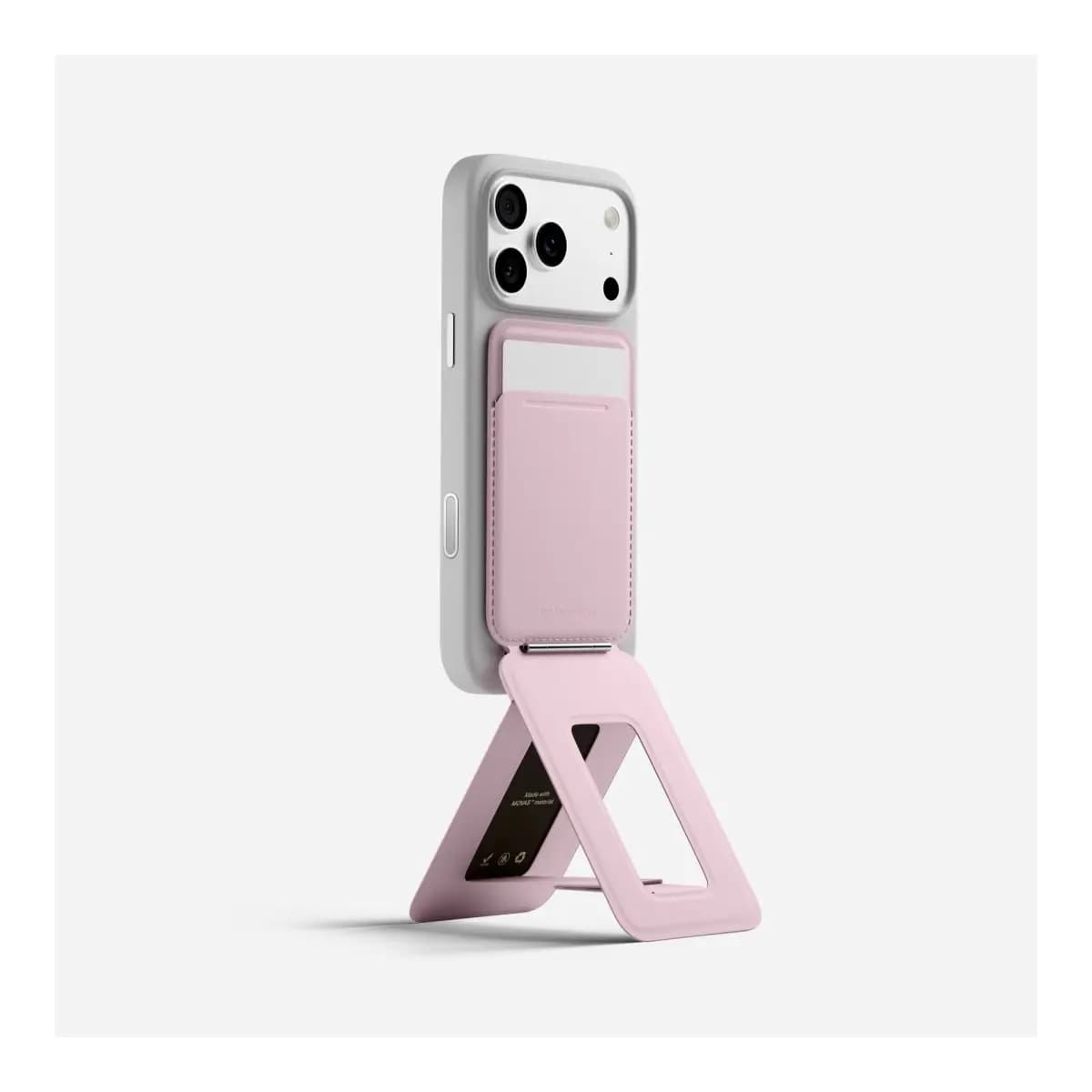 MOFT Novčanik za telefon Snap Phone Tripod Wallet AERA, stalak za telefon, za 3 kartice, Blush