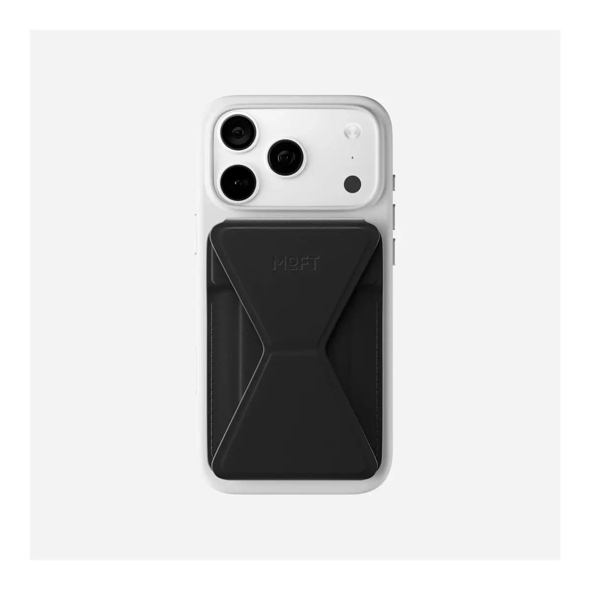 MOFT Stalak za telefon i novčanik Snap-on AERA, za 3 kartice, Jet Black