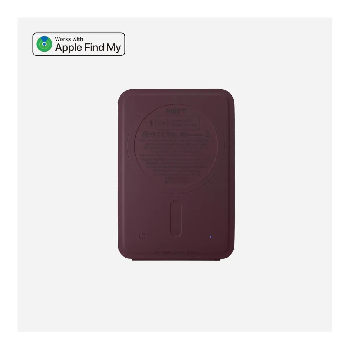 MOFT Trackable Wallet Stand (2 cards) - Cheery Lacquer