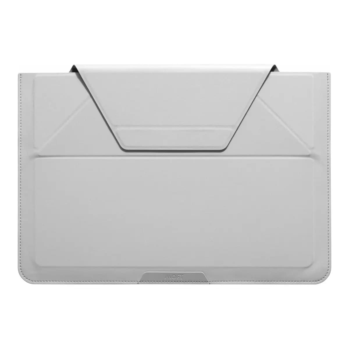 MOFT Laptop Carry Sleeve with Stand & Smart Storage for 13-inch Laptop for Work - Misty Cove