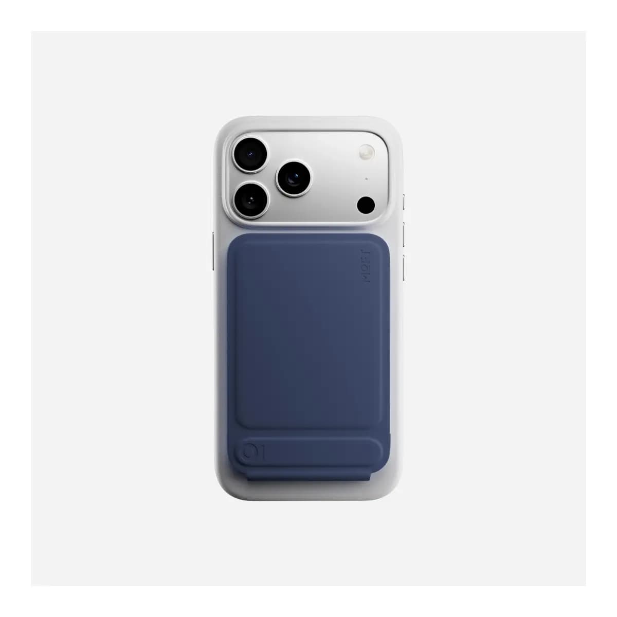 MOFT Snap Phone Tripod Wallet AERA (3 cards) - Navy Blue