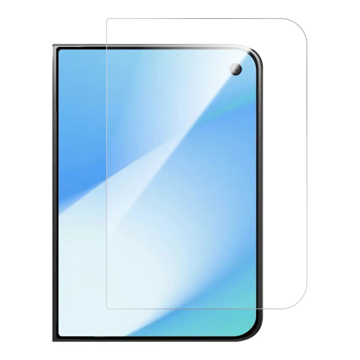Dviced Outer Tempered glass screen protector for iPhone Duo with dust-free applicator