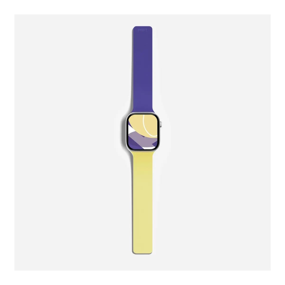 MOFT Remen za pametni sat Snap Duo Band, za Apple Watch 42mm, Panna Cotta + Purple