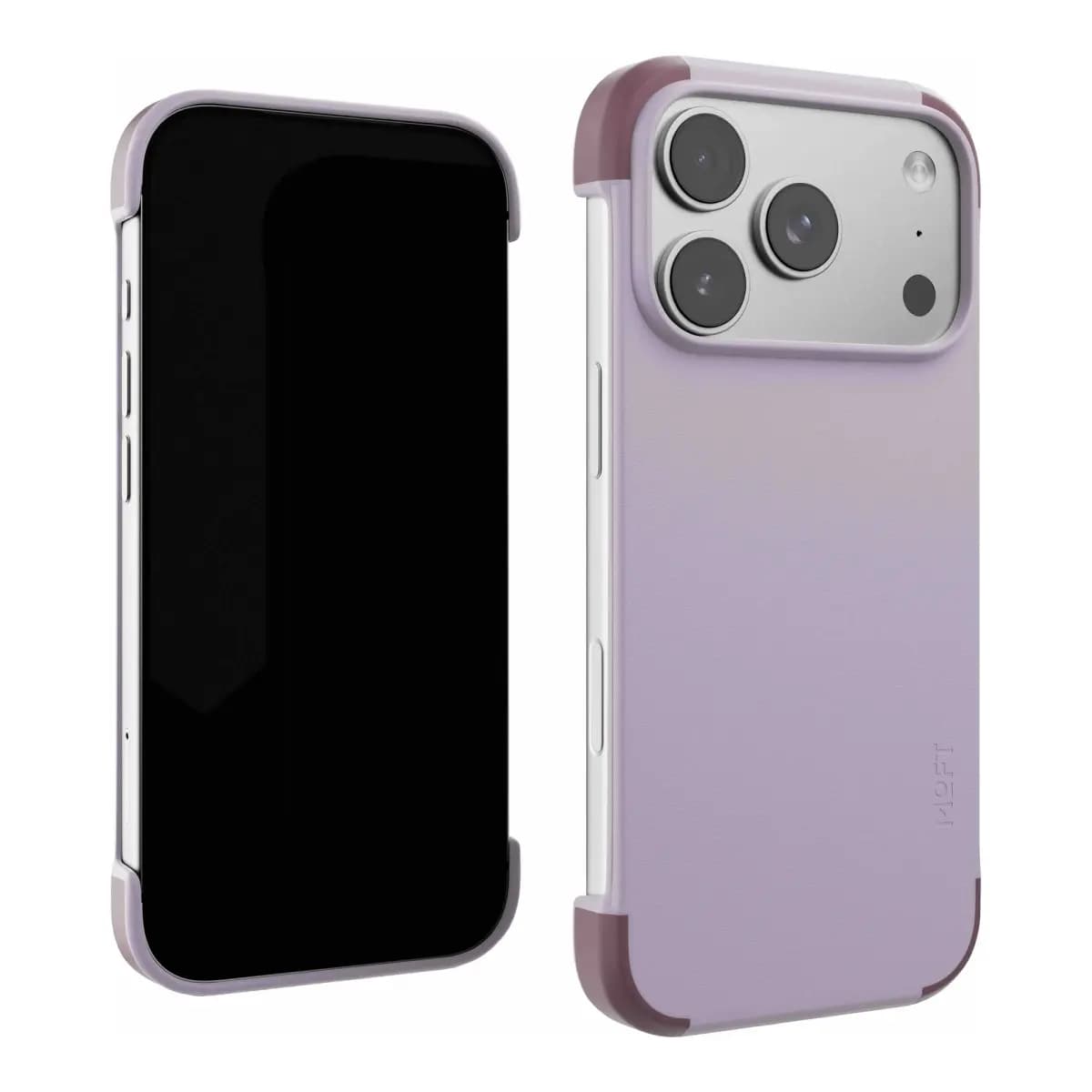 MOFT Color-blocking Snap Phone Case for iPhone 18 Pro Max - Peony + Cheery Lacquer
