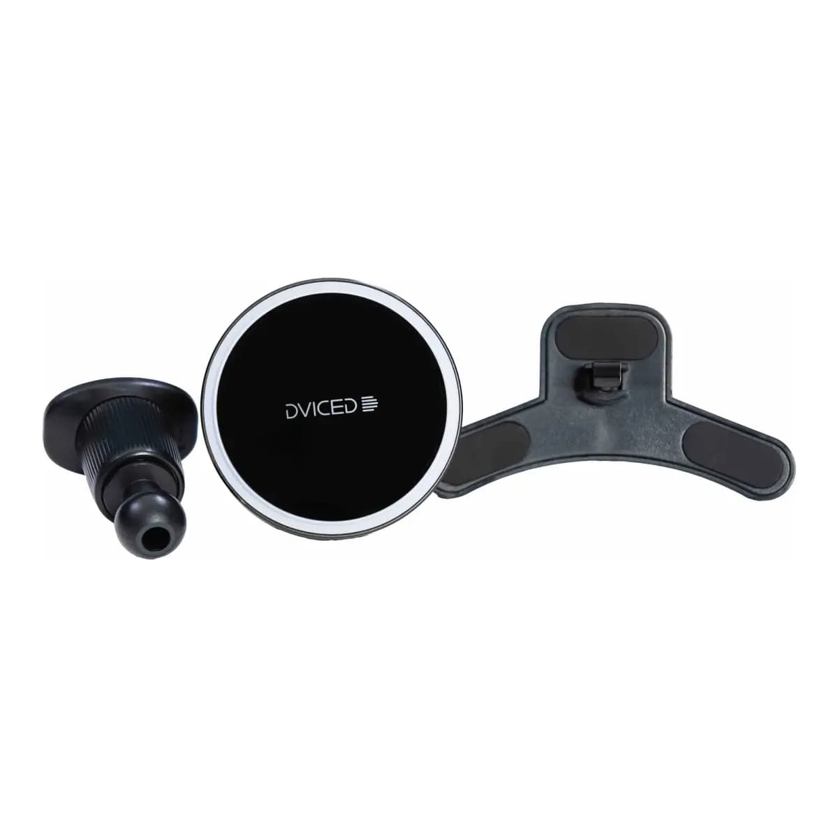 DVICED Auto punjač Magnetic Qi2 Wireless Car Charger, Qi2, bežično punjenje, ventilator za hlađenje, crni