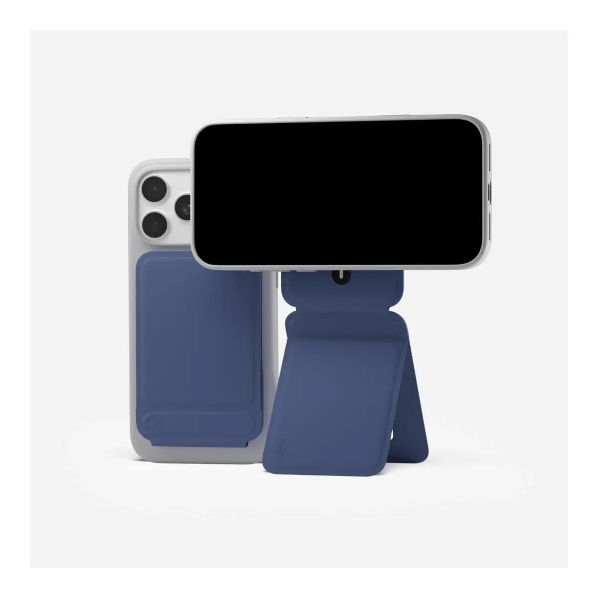 MOFT Snap Phone Tripod Wallet AERA (3 cards) - Navy Blue