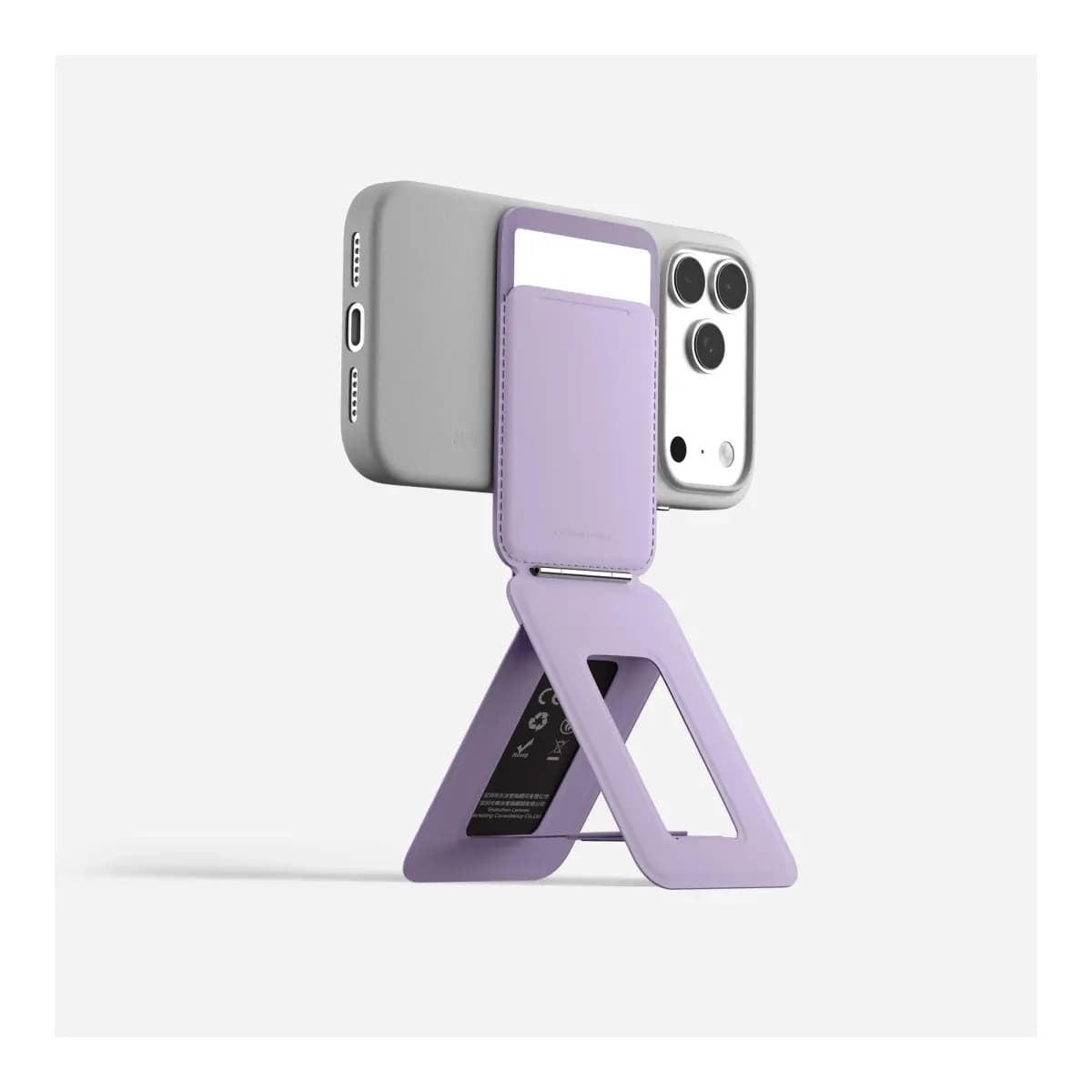 MOFT Trackable Tripod Wallet AERA (3 cards) - Peony